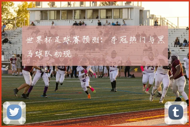 世界杯足球赛预测：夺冠热门与黑马球队初现
