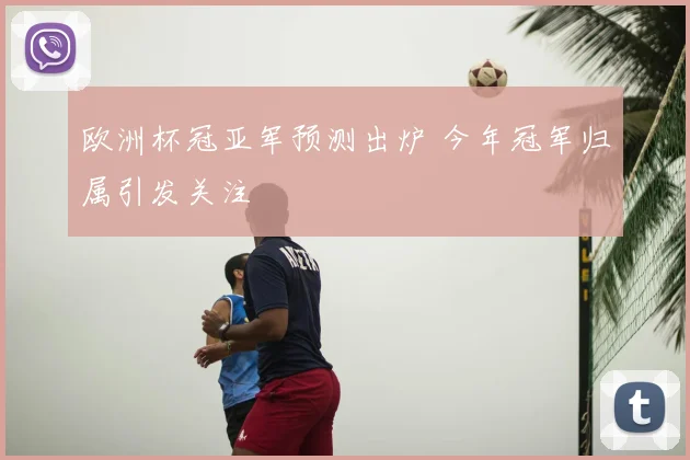 欧洲杯冠亚军预测出炉 今年冠军归属引发关注